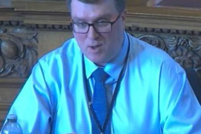 Sheffield City Council strategic director of adults care and wellbeing Matt Bowsher