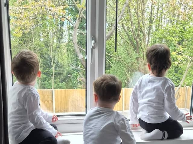 A mum-of-three says her family has been left “devastated” after a surge of sewage flooded her newly renovated garden, leaving it unsafe for her young children to use.