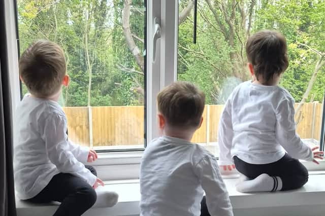 A mum-of-three says her family has been left “devastated” after a surge of sewage flooded her newly renovated garden, leaving it unsafe for her young children to use.