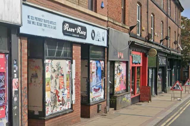 How the row of shops on Devonshire Street, Sheffield, looked in 2024. Photo: Google