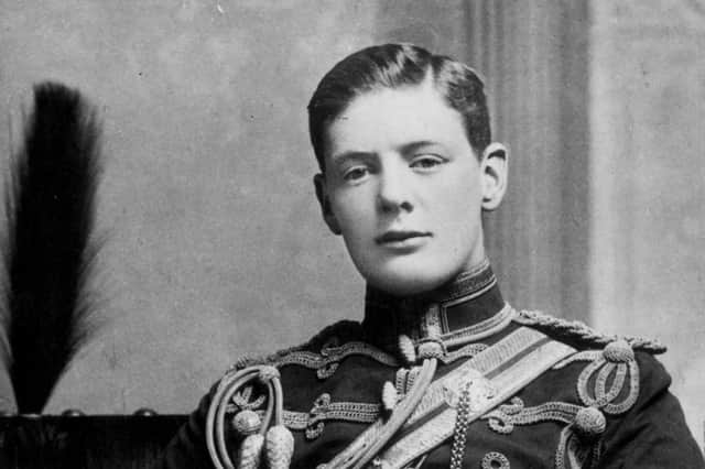 British statesman and writer Winston Leonard Spencer Churchill (1874 - 1965), in the uniform of the Fourth Queen's Own Hussars at the age of nineteen, when he left the Royal Military College, Sandhurst, as a second lieutenant.