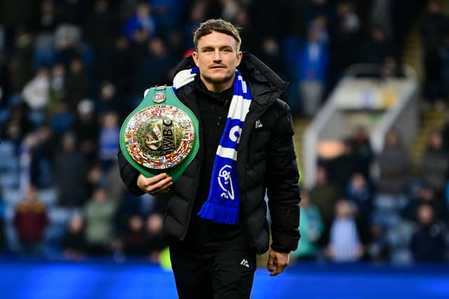 Unbeaten Sheffield boxer Dalton Smith with his hard-won World Championship belt