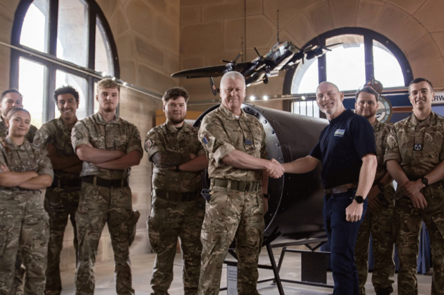 Derwent Dambusters Exhibit at closed Dambusters Museum moved to Norfolk