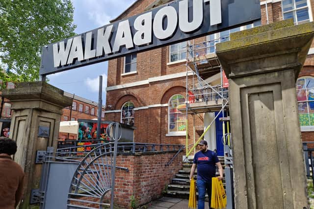 Picture shows where the old Walkabout sign was. Photo: David Kessen, Iconic Media