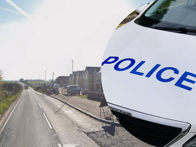 A road closure is in place on Oldcotes Road in Dinnignton, Rotherham, after reports of a collision. 