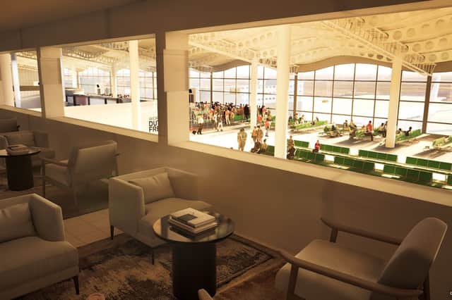 The new look airport.