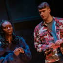 Brianna Douglas as Sephy and Lewis Tidy as Callum Noughts and Crosses 2026