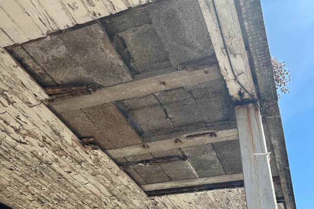 Damage to shops at Gleadless Valley