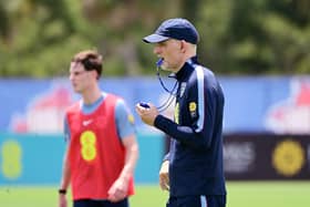England head coach Thomas Tuchel during a training session at Palm Beach Gardens, Florida. 

Picture date: Tuesday June 2, 2026. PA Photo.  JC Ruiz/PA Wire.
