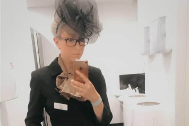 Emily Newcombe had to give up a job in events because of her OCD.