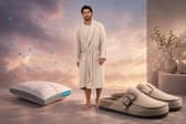 Simba’s Father’s Day collection includes supportive slippers, cooling pillows and soft muslin robes designed for comfort-focused gifting