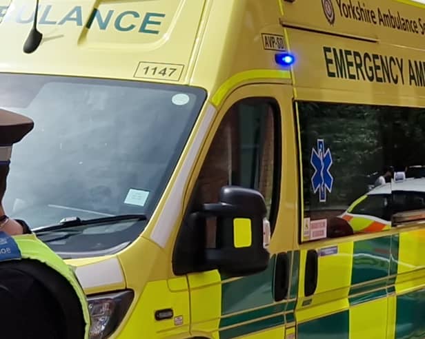 File picture shows an ambulance in Sheffield. Photo: David Kessen, Iconic Media