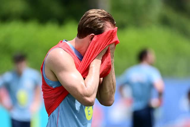 England's Harry Kane during a training session at Palm Beach Gardens, Florida. Picture: JC Ruiz/PA Wire.