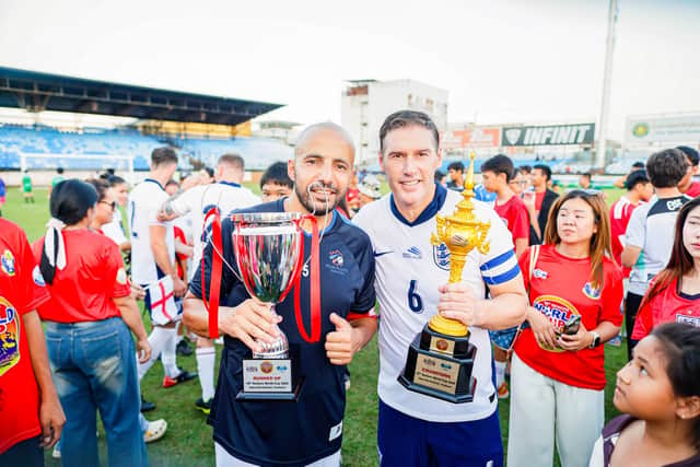 Gareth Barry skippered England to success in the Seniors World Cup on Saturday.