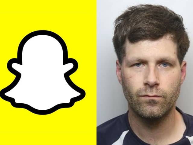 Luke Taylor, 43, used the messaging app Snapchat to prey on children
