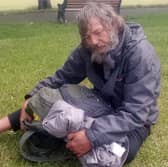Kenny Kennedy said he had slept in his tent in Town Fields, Doncaster, before it was burnt. Photo: Martin Herron
