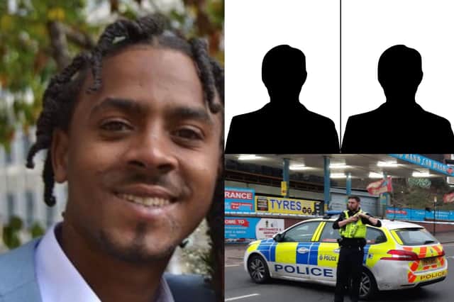 Two people are believed to have fled the country after the murder of Lamar Griffiths