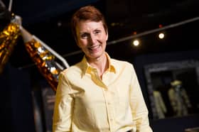 British astronaut Helen Sharman attends an event to mark 25 years since her space mission hosted by the Science Museum on 20 May 2016 in London. 