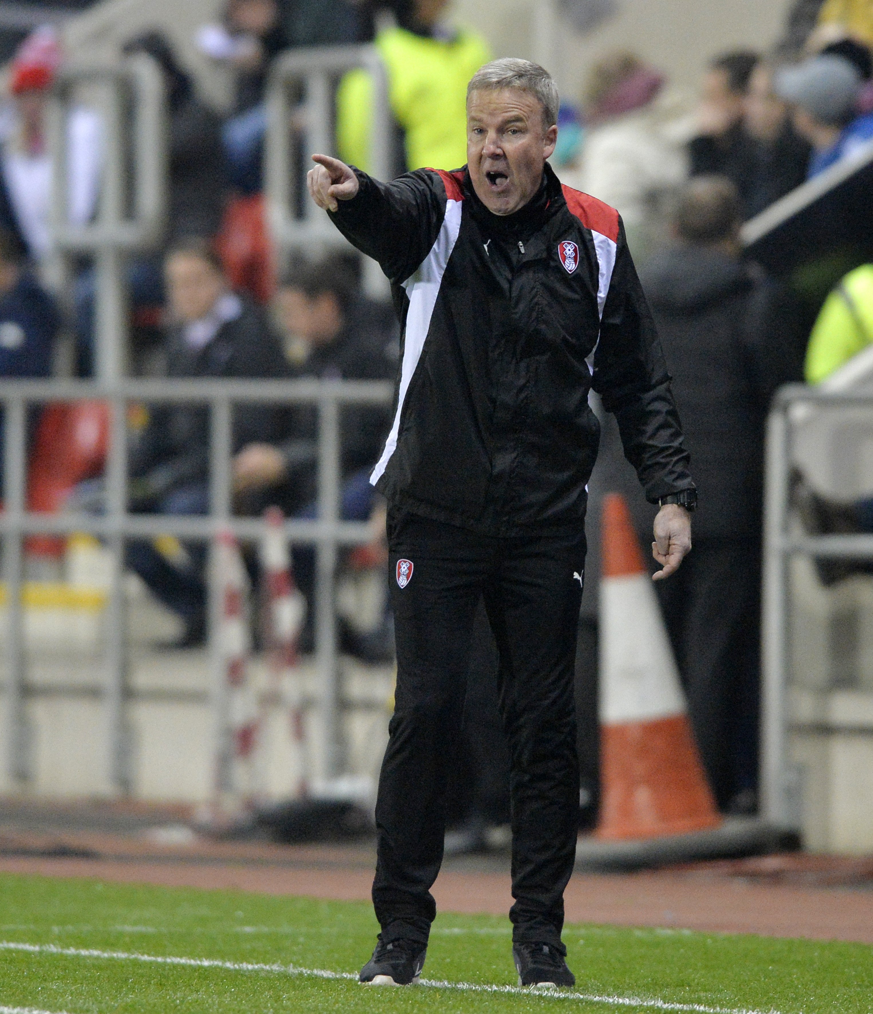 Der ehemalige Trainer von Rotherham United, Kenny Jackett ...
