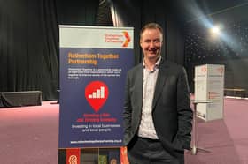 Rotherham Council's leader Chris Read attended and gave a speech at the 2026 Rotherham Together Partnership event at Magna Science Adventure Centre.