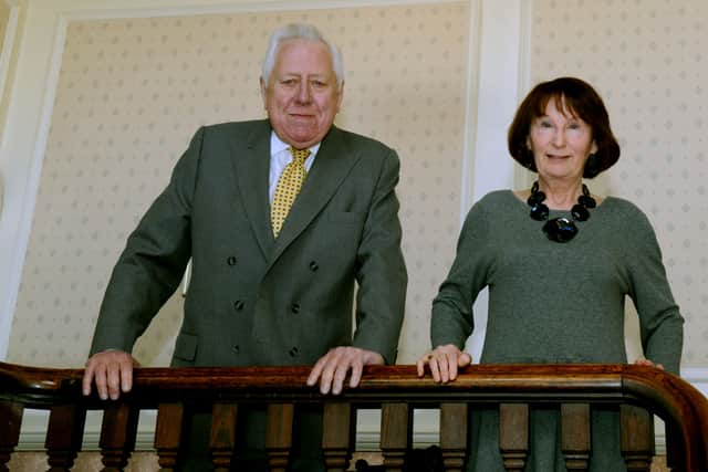 Roy Hattersley pictured left. Photo: Gary L:ongbottom
