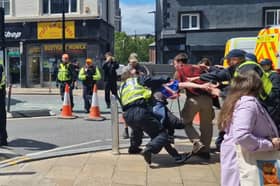 A 17-year-old boy was taken to hospital after they were forcefully arrested at a Raise The Colours Sheffield protest on June 13. The arrest, which a reporter for The Star partially caught on camera, saw the boy thrown into a metal bollard, and he required hospital treatment.