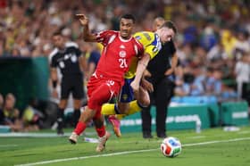 Yan Valery started Tunisia’s 5-1 defeat to Sweden.
