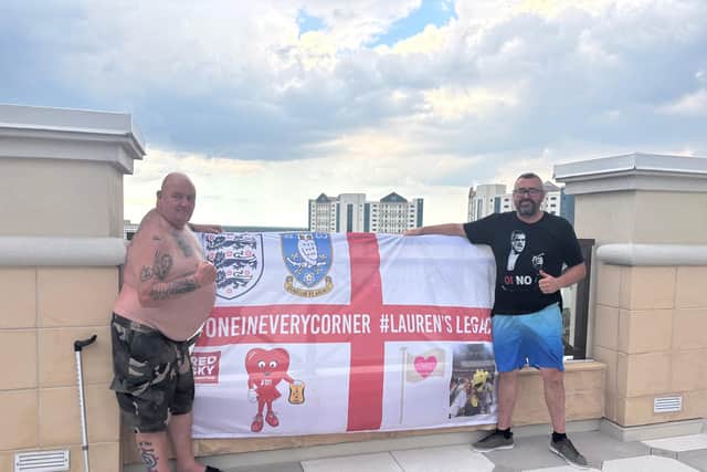Sheffield Wednesday superfan Paul Gregory followed England in the US