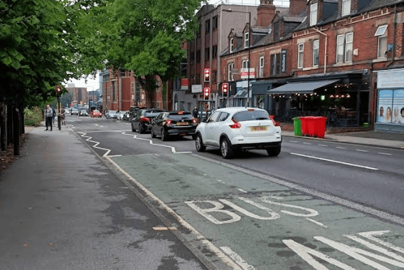 Ecclesall Road in Sheffield, where club brand Unity Underground plans to open a record shop and bar