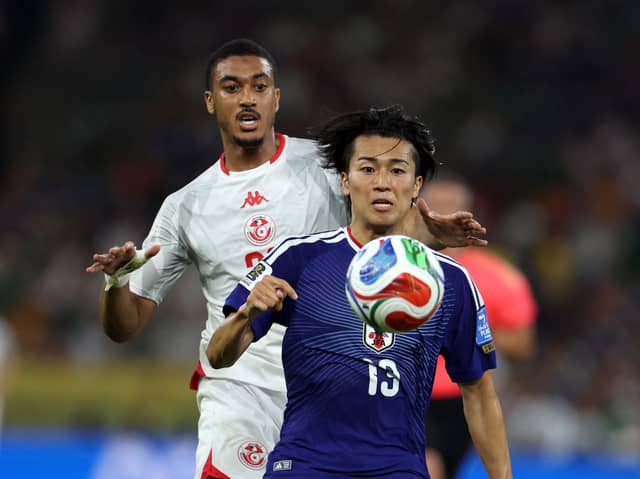 Yan Valery (left) has been unable to prevent Tunisia from experiencing a difficult World Cup campaign thus far.