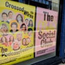 Posters have gone up around Sheffield ahead of the third annual Crossed Wires podcast festival