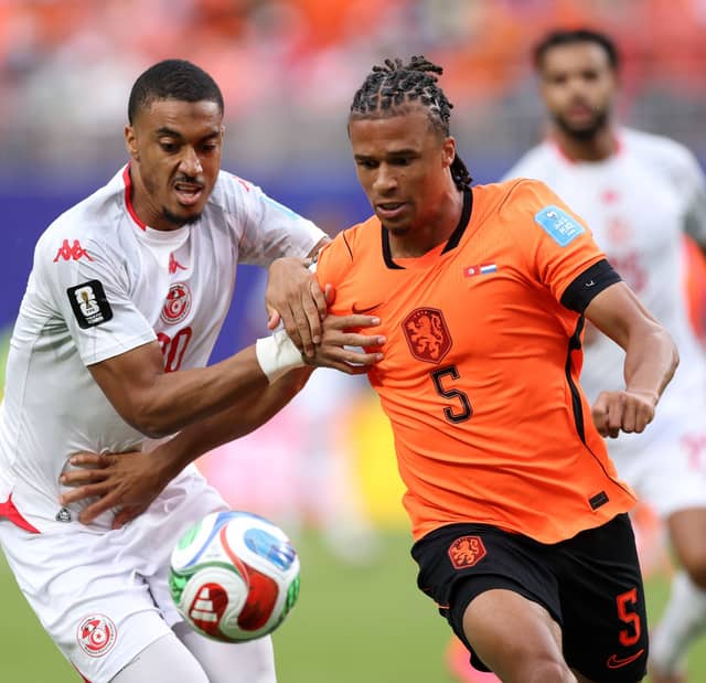 Yan Valery (left) is disappointed by Tunisia’s early World Cup exit.