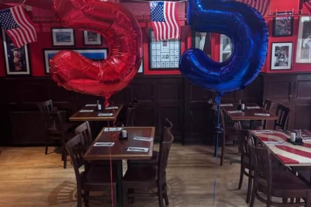 The owners wrote “ owners wrote: “Happy Birthday to Us! We turn 55 today”