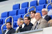 Andy Burnham was able to have a beer watching rugby league (Nigel French/PA)