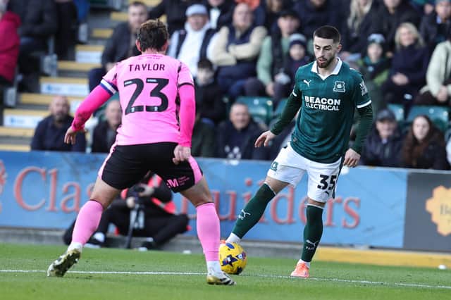 Owen Dale spent last season on loan at Home Park.