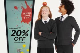20% off M&S school uniforms until mon,July 6, 2026