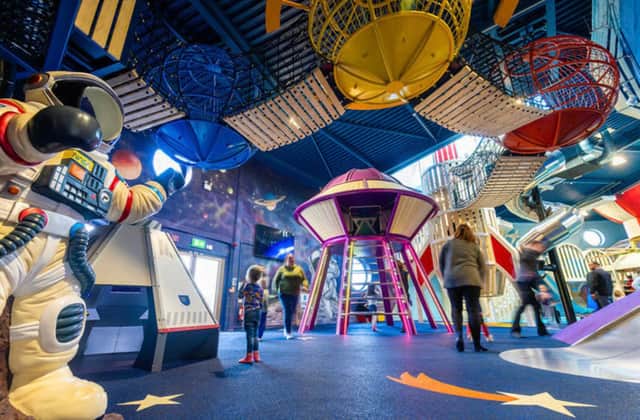 Blast off into adventure in the space-themed Playhive – one of Europe's largest indoor play centres.