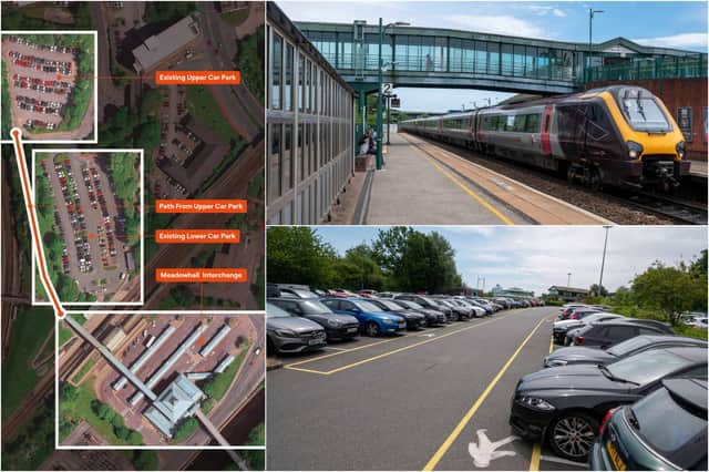 Meadowhall Interchange includes a bus station, Meadowhall railway station and a footbridge over the River Don. Its two car parks are 'full by 8am' on weekdays.