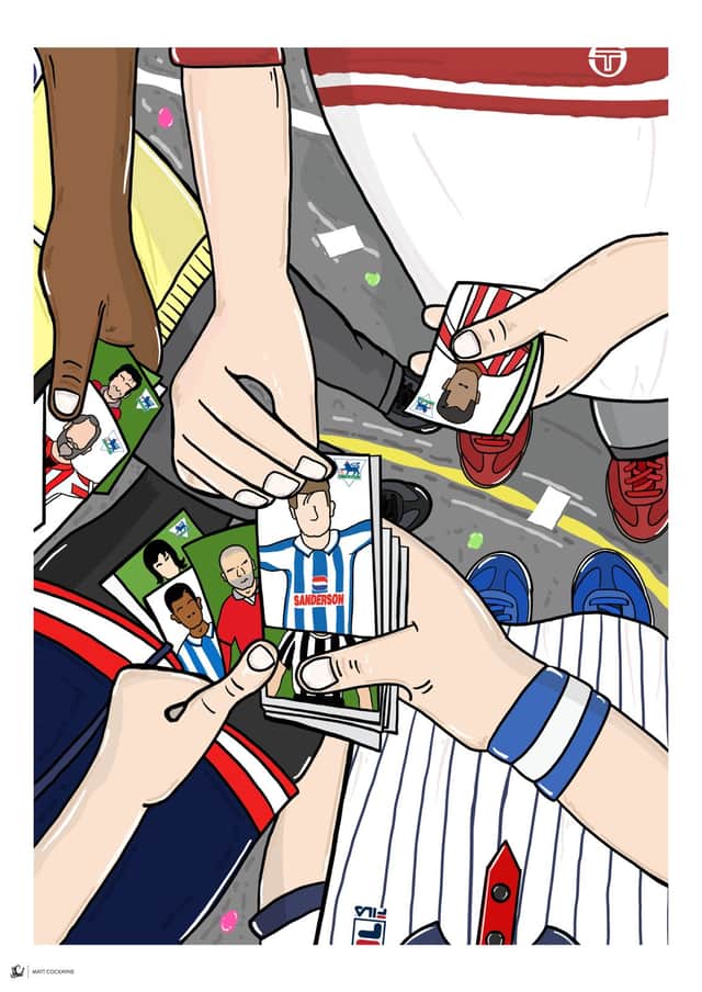 Matt has made lots of football-themed artwork over the years.