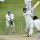Irwin Mitchell Midweek Cricket ....Darnall v Attock at Olivers Mount,Handsworth...Pictured is Attock opener Jaco Castle hitting out