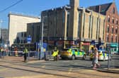 The junction at Fitzalan Square and Commercial Street, Sheffield city centre, is shut this afternoon (July 8. 2026) following a serious collision.