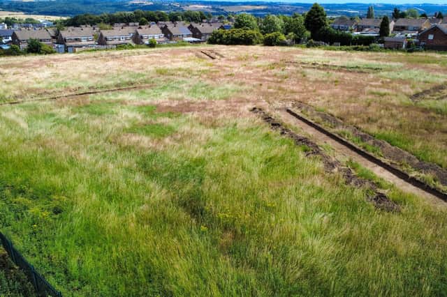 Harron Homes want to build on this land that has been football pitches at the end of Medlock Close, Handsworth. Photo: Dean Atkins, Iconic Media