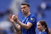 LIVERPOOL, ENGLAND - MAY 17: Seamus Coleman of Everton acknowlegdes the fans with his family during the Premier League match between Everton and Sunderland at Hill Dickinson Stadium on May 17, 2026 in Liverpool, England. (Photo by Lewis Storey/Getty Images)