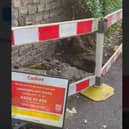 Stumperlowe Lane in Sheffield was closed after a car crash caused a gas leak. Photo. Iconic Media