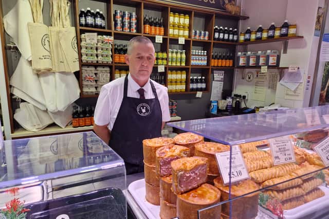 Michael Leighton, runs the Waterall Bros butchers at the Moor Market, Sheffield