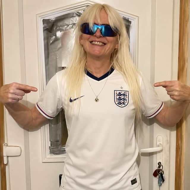 Syteria guitarist Jackie Chambers will be cheering on England in this week's World Cup semi-final.