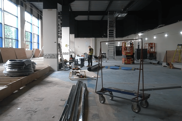 Work is well underway to transform the 1867 Lounge into ‘Hirsty’s Social’.