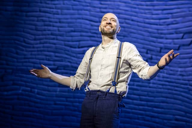 Derren Brown on stage during his Only Human show