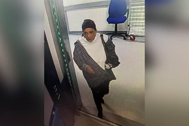 Police have released this image of a woman they would like to speak to in connection with a theft at Sheffield's Northern General Hospital