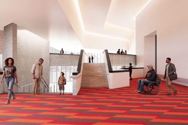 The Crucible foyer will be redesigned, new images show.
